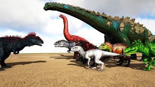 CARCHARODONTOSAURUS vs ARK MODS & ARK CREATURES