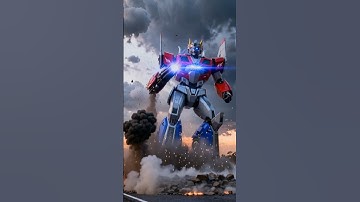 Optimus Prime and Red Spider "Merge" #Transformers #Mecha#sci-fi #aigc