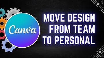 How to Move a Canva Design from Team to Personal