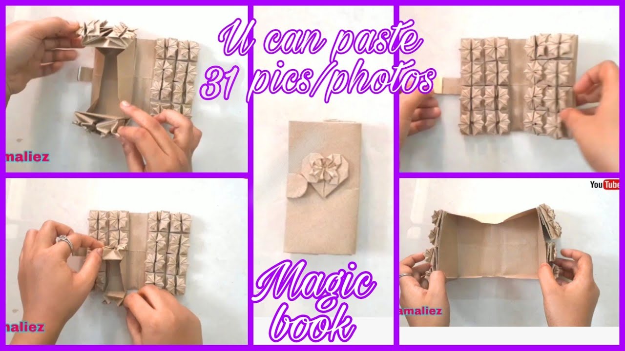 how to make a paper magic book