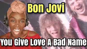 Bon Jovi - You Give Love A Bad Name (Official Music Video) | REACTION