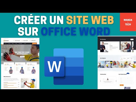 Comment créer facilement un site web avec Office WORD