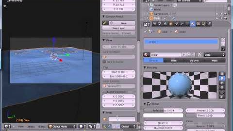 Blender 2.56 - ocean scene
