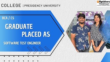 Placement Journey of BCA  (CS ) graduate as SOFTWARE TEST ENGINEER