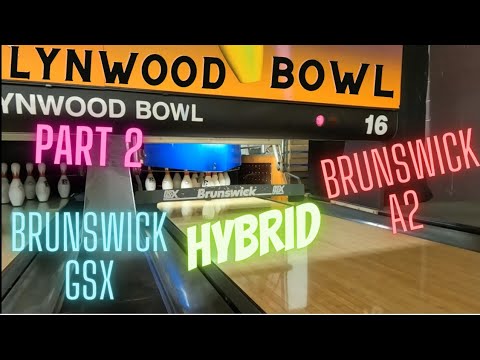 Brunswick A2 With GSX Rake??? | Lynwood Bowl | The bowlerYT - YouTube