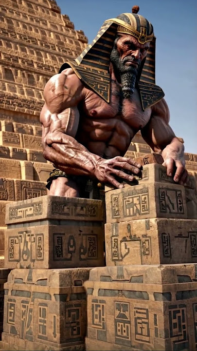 How the pyramids were made | Ai #shorts #viral #trending #pyramid