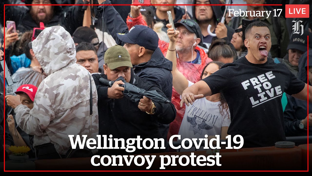 Wellington Covid-19 convoy protest