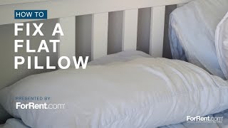 How To Fix A Flat Pillow