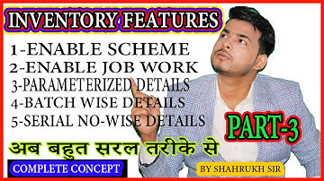 #14|||INVENTORY FEATURE IN BUSY PART-3||| BY SHAHRUKH SIR