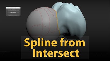 How to create spline from the intersection between 2 geometry objects in 3dsMax?