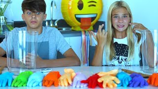 Don&#39;t Choose the Wrong Glove Slime Challenge!!