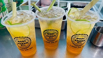 Bí Quyết Ủ Trà Thơm Ngon Màu Đẹp Để Làm 1 Ly Trà Chanh Sả Hạt Chia Kinh Doanh