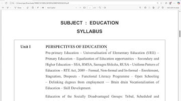 PG TRB Education Psychology New Syllabus 2025 | Matheasy Academy