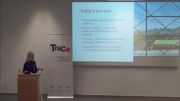 Natascha Mueller-Hirth: Temporalities of Violence at the Urban Margins