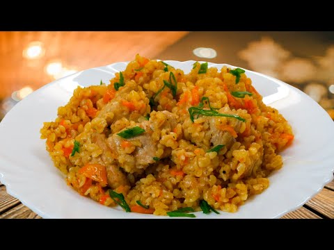 Как вкусно приготовить БУЛГУР с мясом и овощами I Рецепты Алины.
