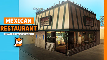 Mexican Restaurant – Custom Model for GTA SA (SAMP / MTA / OPEN.MP Compatible)