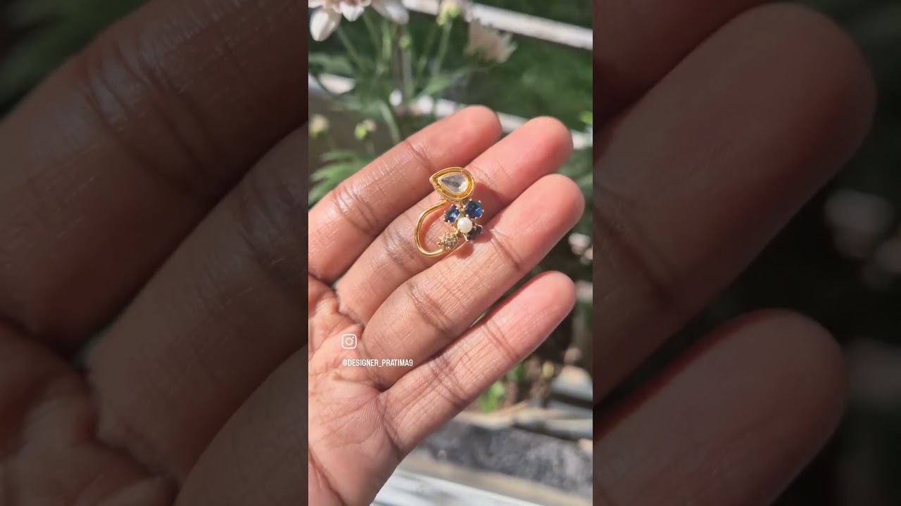 💫 “Shine Like a Queen with This Gorgeous AD Stone Nath 👑 | Trending Nath Design 2025”