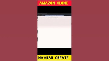 Amazon Clone || Navbar Create Using HTML & CSS #ashortaday #shorts  #coding #viral #css #html