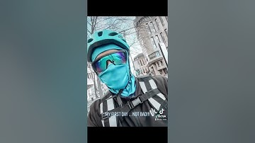 My first day as Wolt delivery guy! Not bad at all. #delivery #wolt #bike #düsseldorf