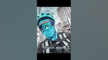 My first day as Wolt delivery guy! Not bad at all. #delivery #wolt #bike #düsseldorf