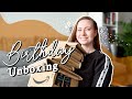 Birthday Book Unboxing | thank you all so much!!