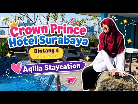 Kamar Serba Warna Biru Putih - Aqilla Room Tour Crown Prince Hotel Surabaya 🤣 Aqilla's Diary