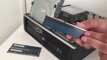 How to Upgrade Memory RAM of HP Compaq 8000 Elite Computer System, 4 Memory Modules of 2GB Each
