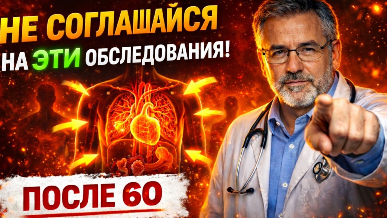 5 медицинских обследований, которые я, КАК ВРАЧ, НИКОГДА бы не проходил после 60 лет.