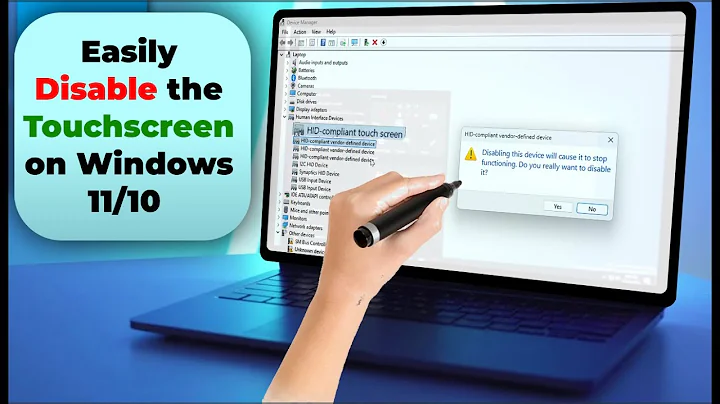How to Turn Off or Disable Touch Screen on Windows 11/10