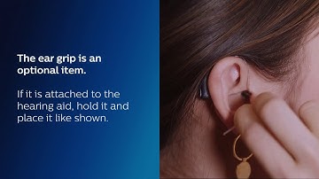 How to insert and remove a HearLink BTE hearing aid