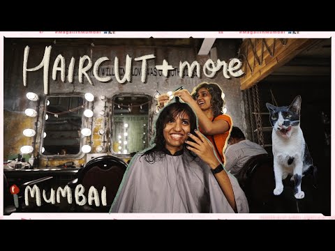 finally got a haircut 💇🏽‍♀️ | riding public transport in Mumbai etc.