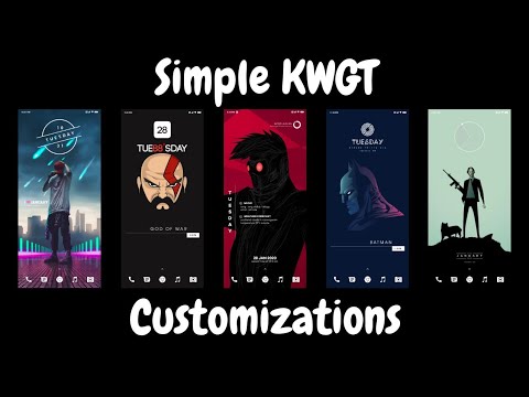 Simple KWGT Customizations