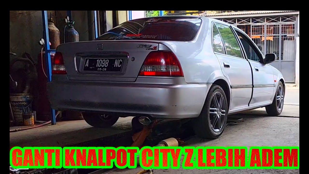 KNALPOT RACING MOBIL SUARA NGEBAS ADEM ANTI TILANG HONDA CITY Z MUFFLER HKS OVAL