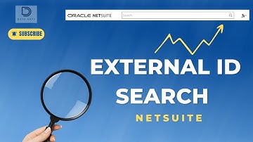 Search using External ID in NetSuite for any Record type - Customers, items, vendors etc.