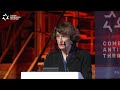 Deputy Mayor of Paris Marie-Christine Lemardeley at the European Mayors Summit Against Antisemitism