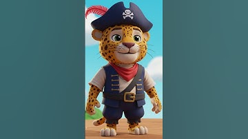 Pirates Safari Animal Sounds Song | Nursery Rhyme for Kids - Learn Animal Names and Sounds