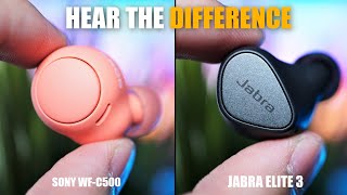 Sony WF-C500 vs Jabra Elite 3 | REAL REVIEW with Call Quality Samples 🔥