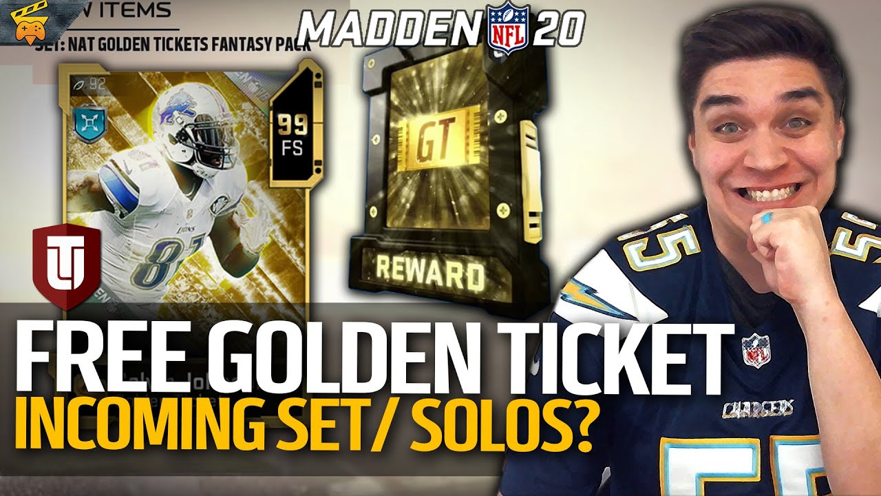 FREE GOLDEN TICKETS INCOMING?? Why I think they are! | Madden 20 Ultimate Team