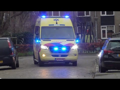 Compilatie Nieuwe Ambulance,s Post Zaandam met spoed in Krommenie en Zaandam