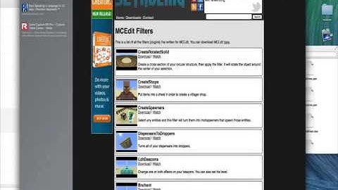 How To Install McEdit Filters