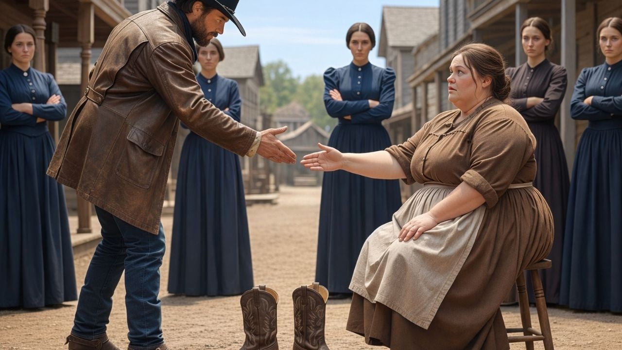 Mountain Man Ignored Every Pretty Widow — He Chose the Obese Girl Who Quietly Fixed His Boots