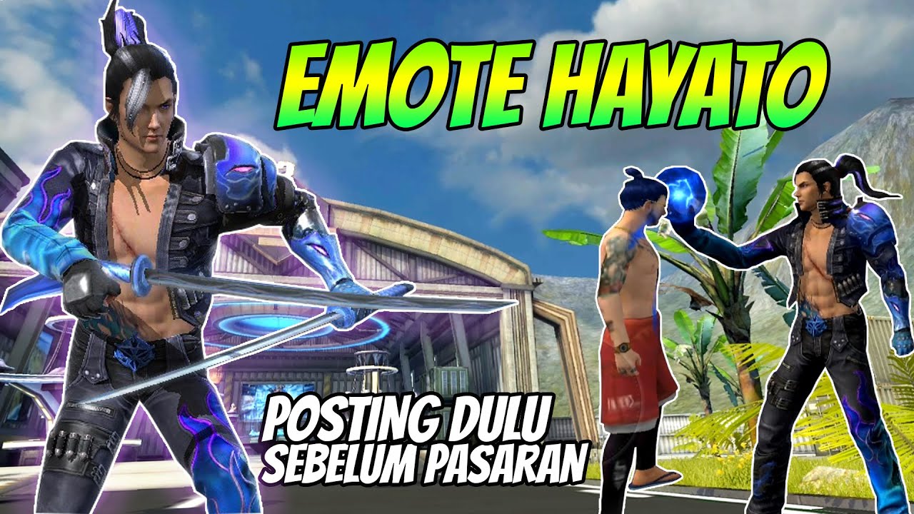 EMOTE SPESIAL HAYATO AWAKENING DI LOBBY FREE FIRE YouTube