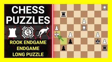 Chess Puzzles to Practice. Themes: Rook endgame, Endgame, Long puzzle. Learn Chess