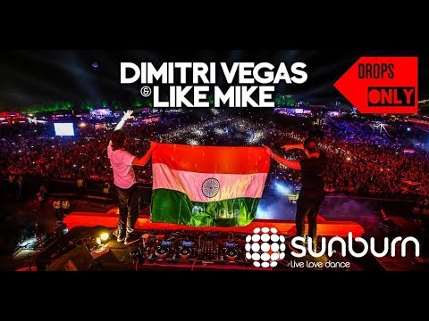 Dimitri Vegas & Like Mike - Live at Sunburn Festival - Pune - 2017 | Drops Only