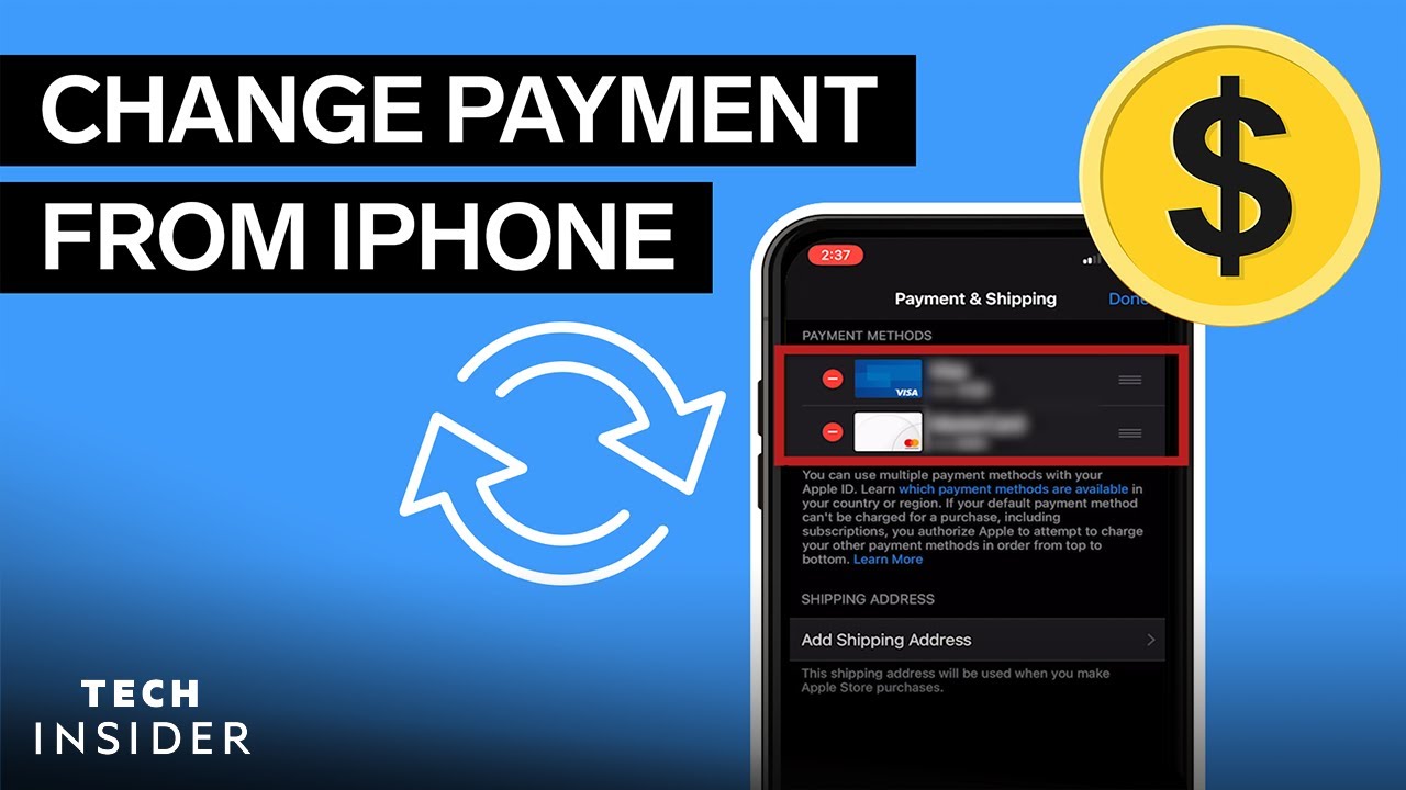 How To Change Payment Method On IPhone YouTube