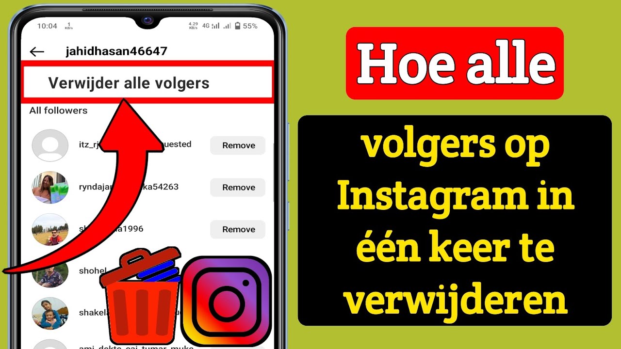 Hoe alle volgers op Instagram in één keer te verwijderen | Hoe volgers