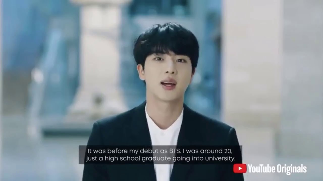 Jin BTS Commencements speech Dear Class of 2020 YouTube