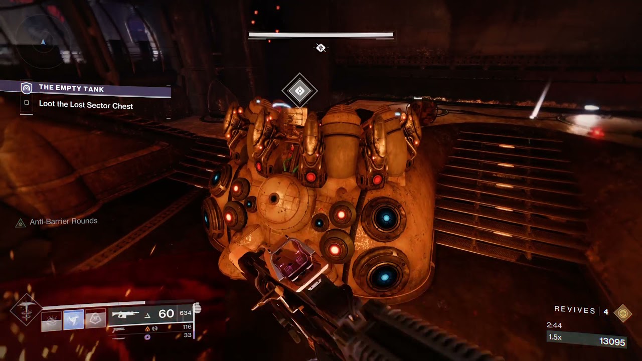 Destiny 2 "The Empty Tank Legend 1310 lost Sector Run."