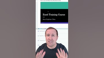 Microsoft Excel Course 1 Green Screen