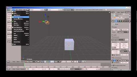 Blender 2.5 Tutorial 1.0 - Creating a Simple Die